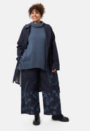 'Vella' sweter z dzianiny – miękka mieszanka bawełny z domieszką wełny i golfem
