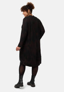 'Ombra' dress - wide collar and flowing silhouette