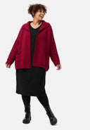'Vella' knit cardigan - cotton blend with wool, relaxed fit