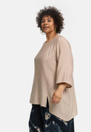 'Alessia' Tunika – Bambusviskose, A-Linie, Zipfelsaum