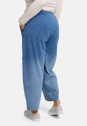 „Sky” Hose – premium denim, łatka i stretch