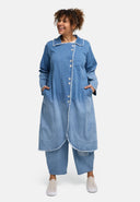 "Płaszcz 'Sky' – denim premium, ombre i stretch"